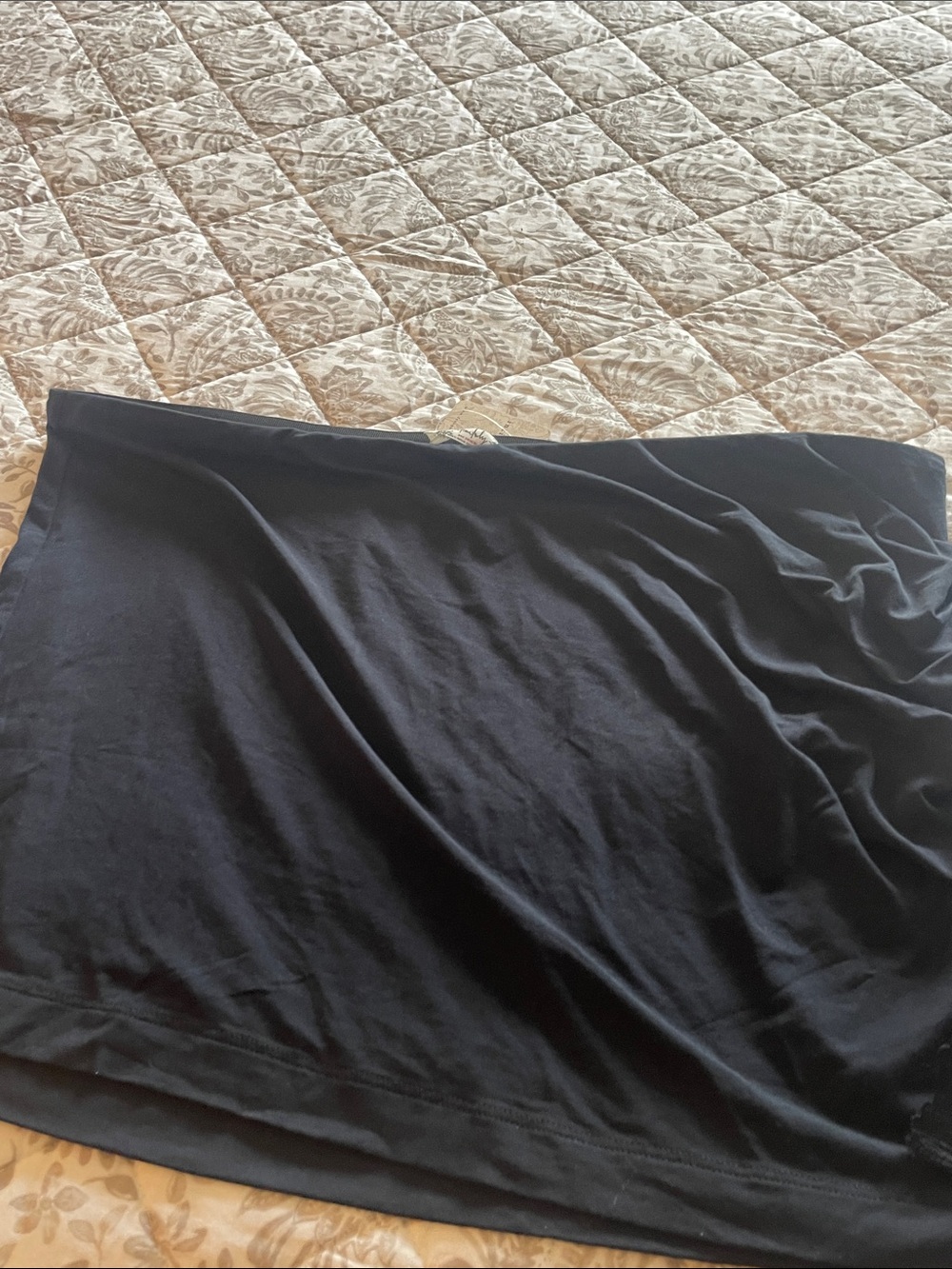 Black Women's Straight mini  Skirt